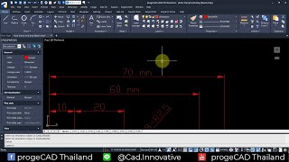 progeCAD  การใช้งานคำสั่ง DIMPOST [upl. by Lupita]