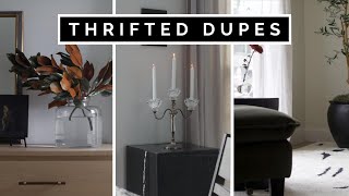 HIGH END THRIFT STORE DUPES  HOW TO STYLE THRIFTED HOME DECOR ANTHROPOLOGIE INSPIRED [upl. by Akim]