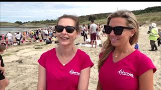 Alderney Week 2024 sandcastle competition BBC Channel Islands Evening News 06082024 [upl. by Alehtse]