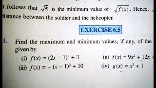 APPLICATION OF DERIVATIVES  12 th NCERT Mathematics EXERCISE65  MAXIMA amp MINIMA  Pathshala [upl. by Enirolf]