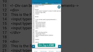 Creating div container in HTML ctutorialbynaziasohail [upl. by Wayne485]