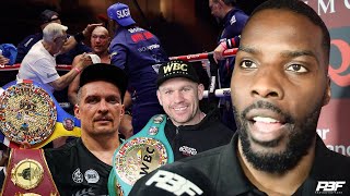 LAWRENCE OKOLIE WAS COACHED BY TYSON FURY TRAINER REACTS TO CORNER DEBATE USYK ROZANSKI FIGHT [upl. by Nellahs]