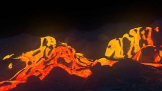 Geminus 3D Realflow Lava Animation [upl. by Samp323]