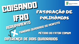 Fatoração de Polinômios [upl. by Lekzehcey]