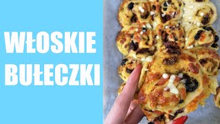 WŁOSKIE BUŁECZKI DROŻDŻOWE z serem i pesto  Bułki ślimaczki z nadzieniem  Zakręcone bułeczki [upl. by Sibelle]