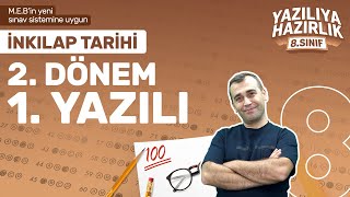 KİM 100 İSTER 8 Sınıf İnkılap 2 Dönem 1 Yazılıya Hazırlık  2023  2024 Taktikler Full Tekrar [upl. by Anihsak981]