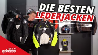 Die besten Motorradjacken aus Leder Top 5 2022  Dainese Spidi Macna amp Ixon ❌ HelmexpressTV [upl. by Jermayne]