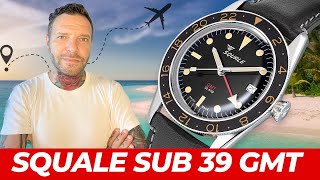 Un orologio tutto fare SQUALE SUB 39 GMT [upl. by Hoppe]