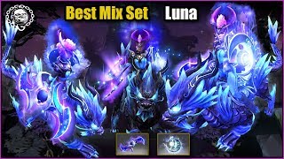 Dota 2 Luna Best Mix Set Twilight Schism  Moonfall  Dark Moon Stalker  Lucentyr [upl. by Nauh]