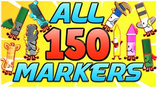 Find the Markers  ALL 150 MARKER amp BADGES 100 Guide in Roblox [upl. by Hara353]