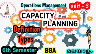 S6  Capacity Planningoperations managementSulthan AcademyAshik SulthanCalicut University [upl. by Gayelord]