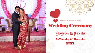 Joyson amp Flexita Wedding Ceremony Part02 [upl. by Rrats]