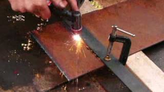 plasma cutting with cut40 [upl. by Akeinahs894]