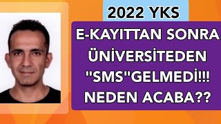 EKAYITTAN SONRA SMS GELMEYENLER NE YAPMALIyks2022 ykstercih [upl. by Ynattyrb473]