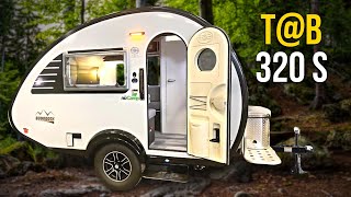 Teardrop Trailer with Bathroom and Kitchen Walkthrough Tour [upl. by Haerr]