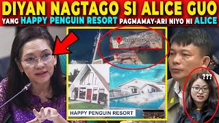 🔴 DIYAN NAGTAGO si ALICE GUO sa HAPPY PENGUIN RESORT na PAGMAMAYARI niyo MAYOR DONG  SEN RISA [upl. by Brost]