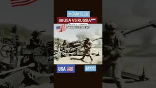 USA M777 Howitzer Vs Russian 2A65 MstaB Howitzer military shorts ukrainewar [upl. by Grania748]