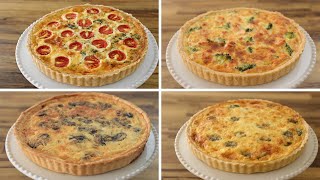 How to Make a Quiche – 4 Easy Recipes [upl. by Okihsoy]