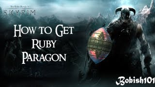 Dawnguard How to Get Ruby Paragon Tutorial [upl. by Ludba]