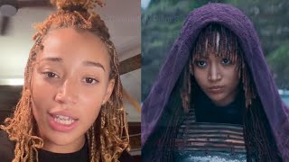 Amandla Stenberg Reacts To The Acolyte Cancellation [upl. by Eric236]