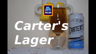 Aldi Carters Quality Lager [upl. by Accem]