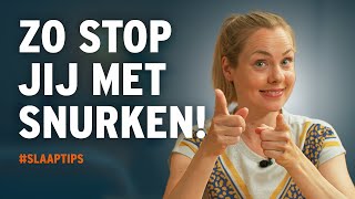 STOPPEN met SNURKEN 5 TIPS [upl. by Tannenbaum]