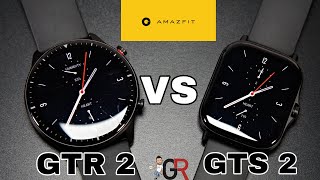 COMPARATIVA ⌚ AMAZFIT GTR 2 vs GTS 2 ¿Cuál es la MEJOR opción para ti [upl. by Adnolahs]