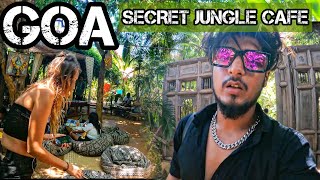 GOA RUSSIAN  HIDDEN  JUNGLE CAFÉ  ARAMBOL BEACH FOREIGNERS FOOD 2022  HINDI [upl. by Ada]