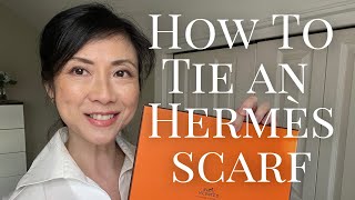 How To Tie An Hermes Silk Scarf [upl. by Dazhahs428]