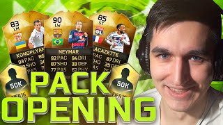 FIFA 16  PACK OPENING  НАБОРЫ ПО 50000 МОНЕТ [upl. by Ssirk]