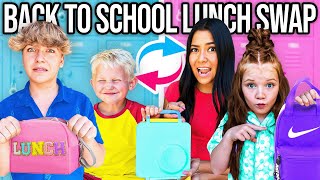 BACK TO SCHOOL LUNCH 10 KiDS SWAP DIETS🎒 [upl. by Acinej359]