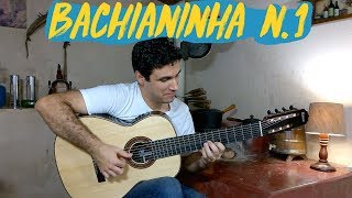 BACHIANINHA N°1 Paulinho Nogueira  Brazilian Guitar Marcos Kaiser [upl. by Vowel]