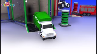 Learning Color name With Special City Vehicle Mack truck car carrier for kids car toys [upl. by Ecidnak]