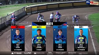 Heat 9  Poole vs Oxford  BSN Series Southern  POOLE PIRATES SPEEDWAY 2023 [upl. by Yllil532]