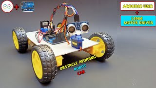 Obstacle Avoiding Robot Car Using Arduino How to make Arduino Robot Car  obstacleavoidingrobot [upl. by Latnahc]