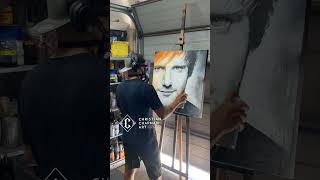 Ed Sheeran Original Painting by Christian Chapman [upl. by Rheims]