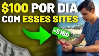 ESSES 3 NOVOS SITES PAGAM MAIS QUE SEU SALÁRIO  Ganhe 100 Por Dia Dinheiro online [upl. by Cence]