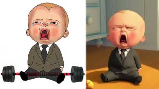 Baby Boss Funny moments drawing Meme  Try to not laugh 😂🤣 [upl. by Erb]