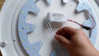 24W led ceiling light DIY install [upl. by Audras]