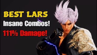 Tekken 8 Best Lars insane Combos 111 Damage [upl. by Urbain]