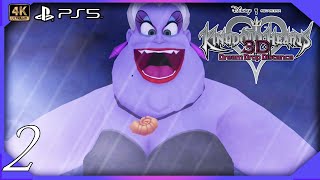 Kingdom Hearts 3D  Sora and Riku vs Ursula PS5 4K  Part 2 [upl. by Saimon]