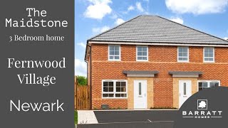 Explore The Maidstone a lovely 3 Bedroom home By Barratt Homes [upl. by Anilet]