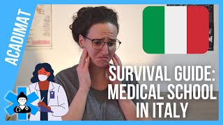 Medical School in Italy Survival Guide Watch if you Enroll [upl. by Eugilegna41]