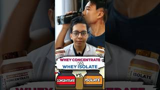 Whey Concentrate VS Whey Isolate  DtBhawesh  diettubeindia dietitian bestwheyprotein shorts [upl. by Eniksre]