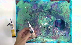 Pebeo Cerne Relief Paint How To with Tristina [upl. by Yrrad133]