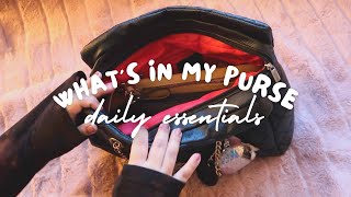 Whats in My Purse 2024 My Daily Essentials [upl. by Alaecim]