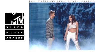 The Chainsmokers  Closer ft Halsey Live from the 2016 MTV VMAs [upl. by Garcia205]