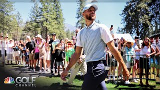 Highlights Best of Stephen Curry at American Century Championship  Golf Channel [upl. by Adnalahs]