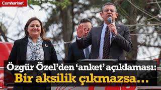 Özgür Özelden kritik anket açıklaması Bir aksilik çıkmazsa [upl. by Kruter]