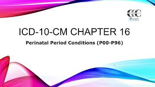 ICD10CM Chapter 16 Perinatal Conditions [upl. by Burget958]